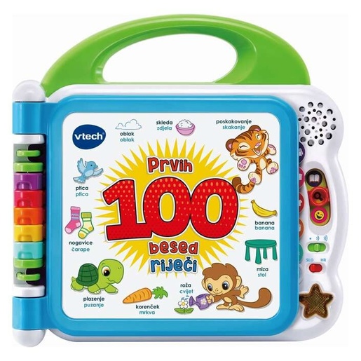 VTech knjiga prvih 100 riječi, hr/slo