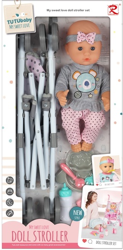 RL beba s kolicima, 30 cm