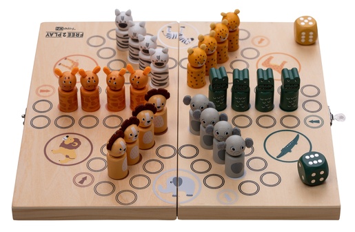 Čovječe ne ljuti se Safari, društvena igra