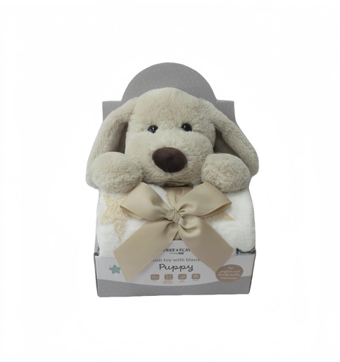 Free 2 Play plišana igračka s dekicom, pas