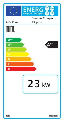 Alfa kotao na pelet COMMO COMPACT 23 +