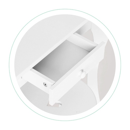 Ecotoys dječji toaletni stol s ogledalom za djevojčicu