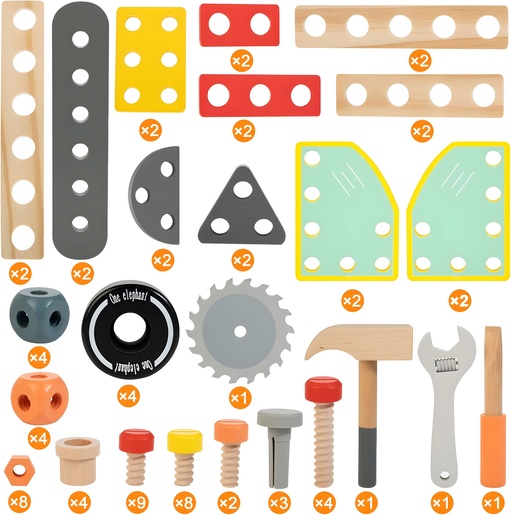 Ecotoys drvena radionica za dječji alat