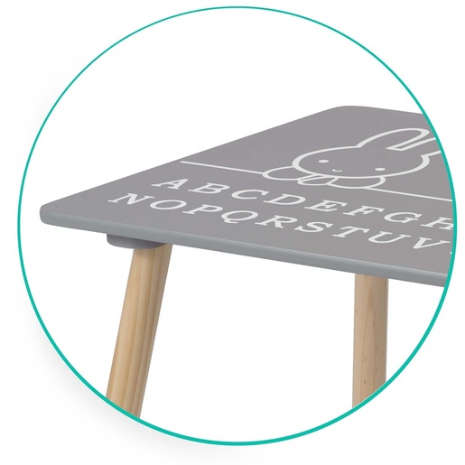 Ricokids stol sa dvije stolice za djecu, RC-847 zeko