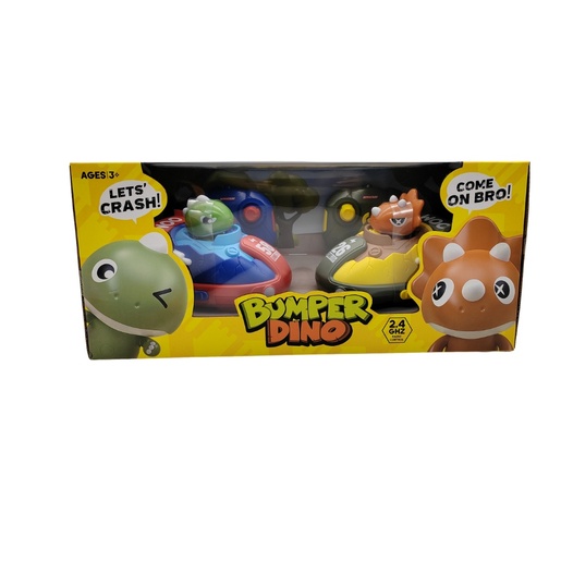 KAZOO DC302A Bumper dinosauri autići za sudaranje, glazba i svjetlo, na daljinsko upravljanje