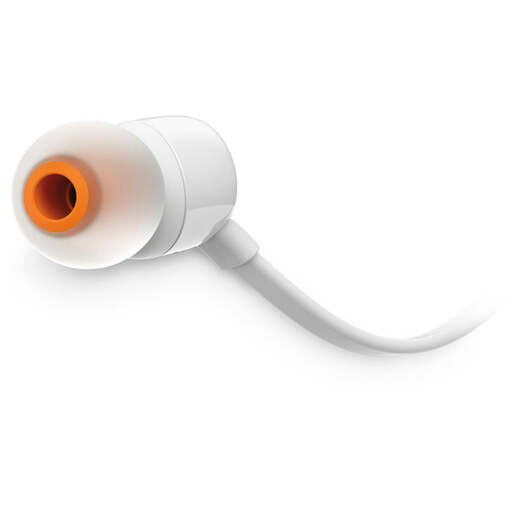 JBL T110E, in-ear slušalice, bijele