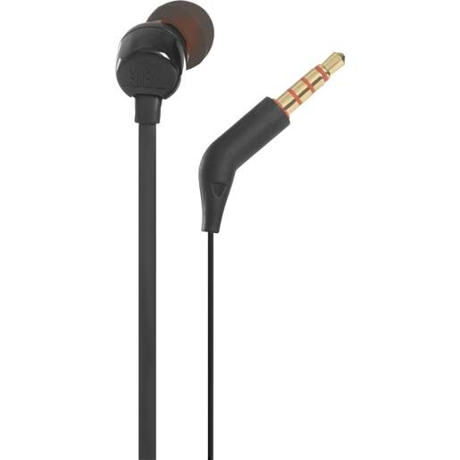 JBL T110E, in-ear slušalice, crne