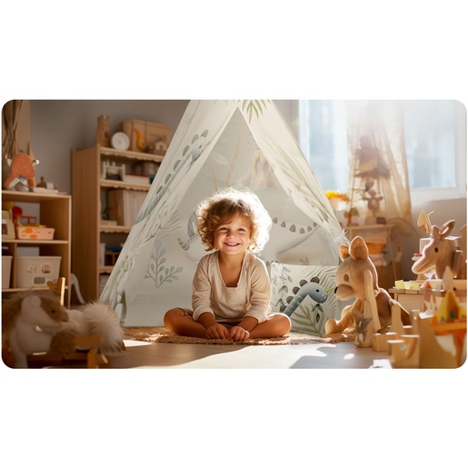 Nukido Teepee šator za djecu - dinosauri