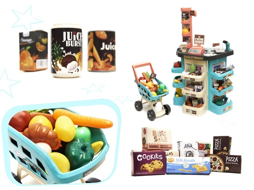 Blagajna supermarketa kolica 47 elemenata