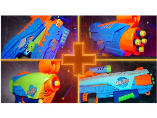 Nerf Blaster Elite JR Rookie Pack bacač 32 metka mete za5180