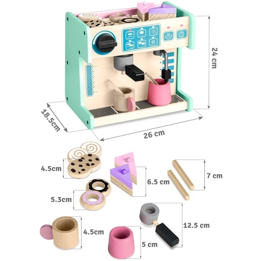 Ricokids 785100 mint slatkiši s aparatom za kavu