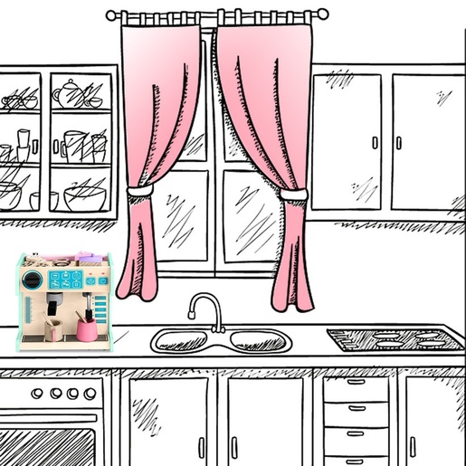 Ricokids 785100 mint slatkiši s aparatom za kavu