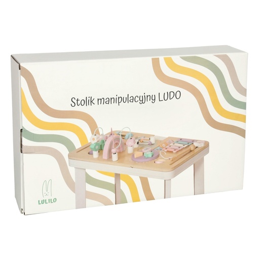 Lulilo Montessori šareno pastelni manipulativni stol 