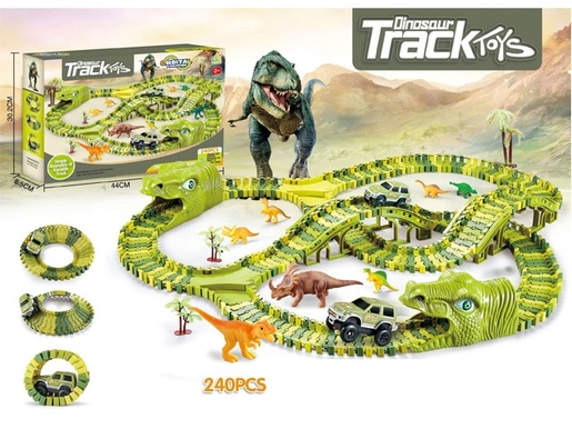 MEGA trkaća staza XXXL DINO PARK 240 kom.