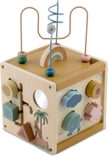 Nukido drvena senzorna kocka NK-861