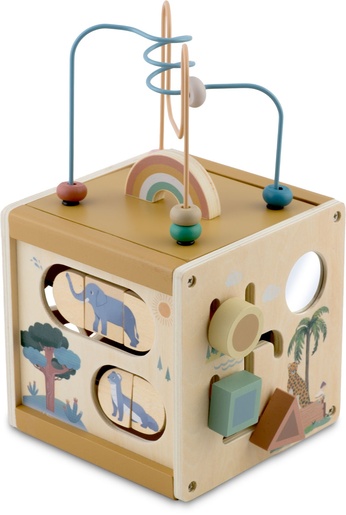 Nukido drvena senzorna kocka NK-861