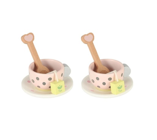 Lulilo dječji drveni set za kavu i čaj 