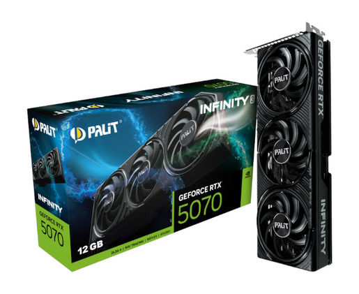 Grafička kartica Palit, nVidia GeForce RTX 5070 GamingPro 12GB GDDR7, PCIe 5.0, 3x DisplayPort, 1x HDMI