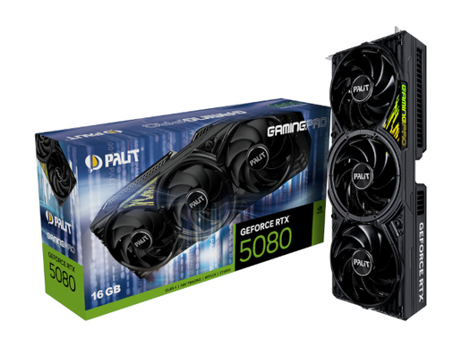 Grafička kartica Palit, nVidia GeForce RTX 5080 GamingPro 16GB GDDR7, PCIe 5.0, 3x DisplayPort, 1x HDMI