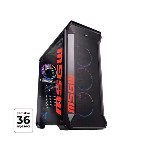 MSGW Gamer i5 i109, Intel Core i5-14400F, 32GB RAM, 1TB SSD, NVIDIA GeForce RTX 5060 Ti 16GB, FreeDOS, stolno računalo