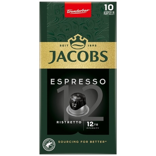 Jacobs kapsule Ristretto Espresso, 10 kom