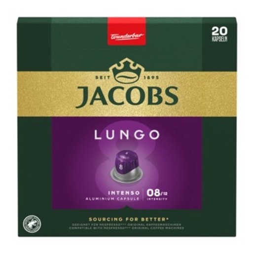 Jacobs kapsule Intenso Lungo, 20 kom