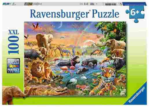 Ravensburger 100 kom puzzle Savannah Jungle Waterhole