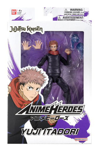Jujutsu Kaisen Anime Heroes Yuji figura 17cm