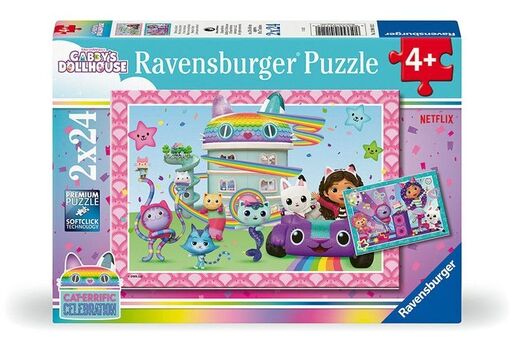 Ravensburger 2x24 kom puzzle Gabby's Dollhouse: Ready to Party!