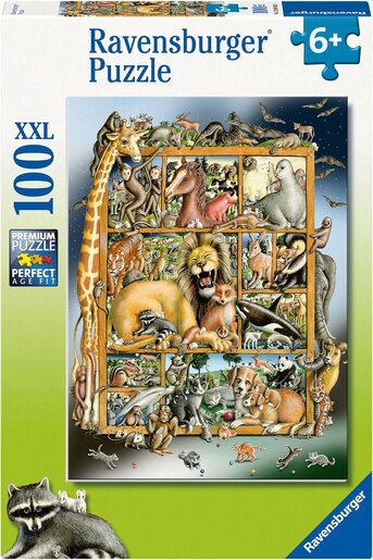Ravensburger 100 kom puzzle Animals on the Shelf