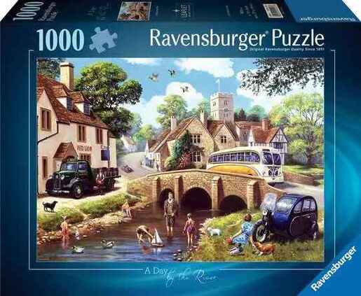 Ravensburger 1000 kom puzzle Day by the River