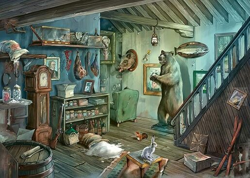 Ravensburger 759 kom ESCAPE puzzle Forbidden Basement