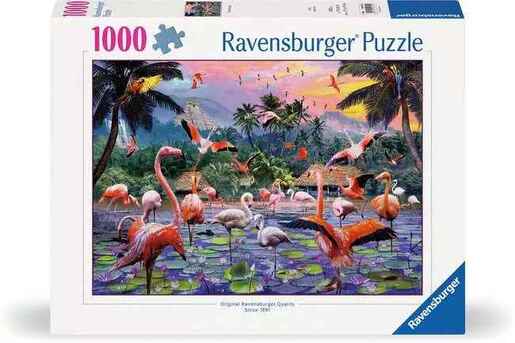 Ravensburger 1000 kom puzzle Pink Flamingos