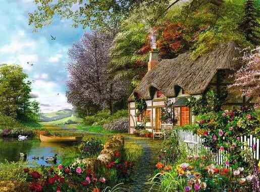 Ravensburger 1500 kom puzzle Country Cottage