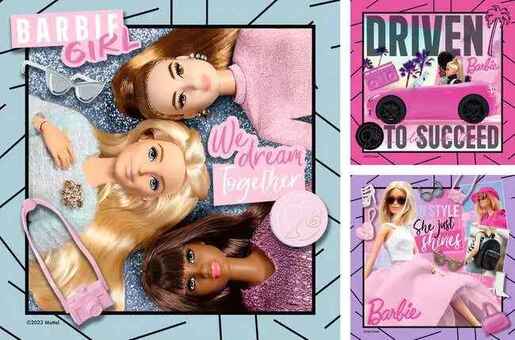 Ravensburger 3x49 kom puzzle Barbie