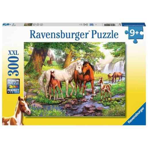 Ravensburger 300 kom puzzle Horses by the stream