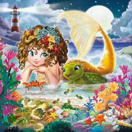 Ravensburger 3x49 kom puzzle Charming Mermaids