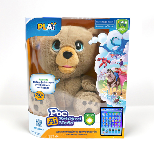 Poe Brbljavi Medo AI interaktivni plišanac