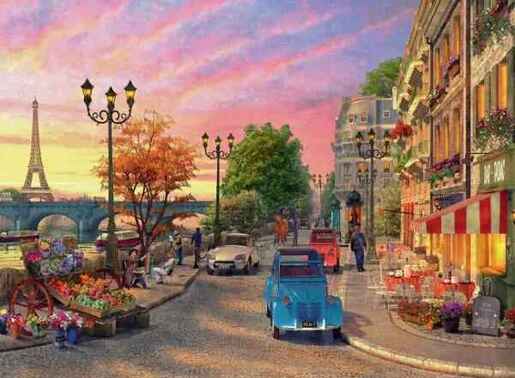 Ravensburger 500 kom puzzle A Paris Evening