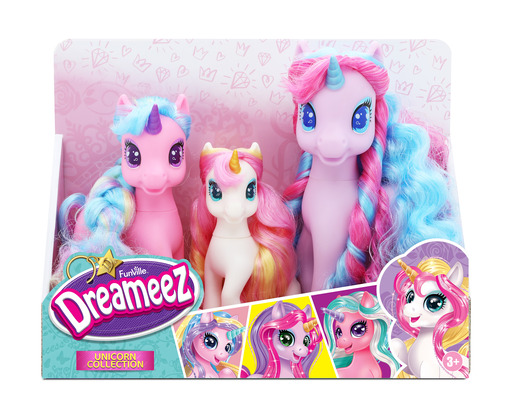 Dreameez Vinyl Unicorns set jednoroga, 3 kom