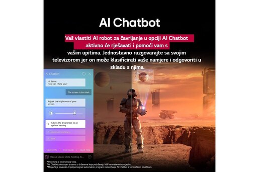 LG 43" QNED AI TV 43QNED70A6A, 4K UHD, webOS Smart TV, Magic Remote