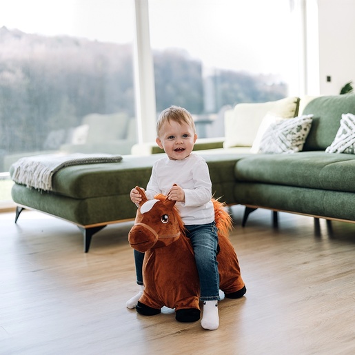 Free2Play skakalica životinja s plišanom navlakom konjić