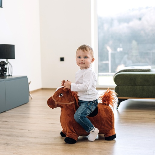 Free2Play skakalica životinja s plišanom navlakom konjić