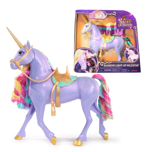 Unicorn Academy dugin jednorog sa svjetlom Wildstar - 28cm