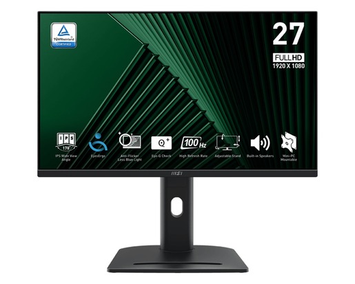 MSI monitor PRO MP275PG, 27" IPS FHD 100Hz, VGA, HDMI, zvučnici