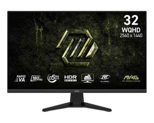 MSI monitor MAG 325QF E18V, 32" WQHD 180Hz, 2xHDMI, DisplayPort