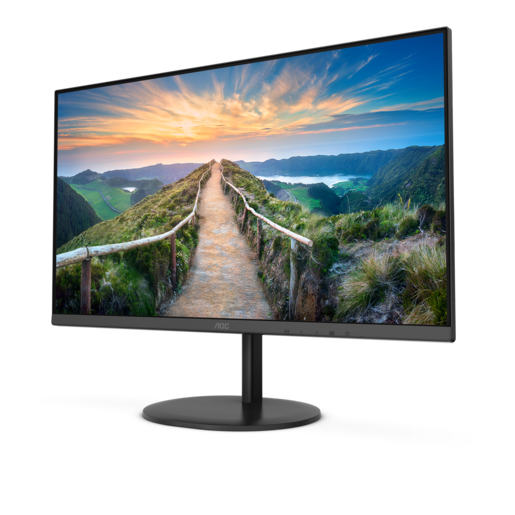 AOC monitor Q24V4EA, 23.8" 2K/QHD, IPS, 4ms, HDMI, DP, zvučnici