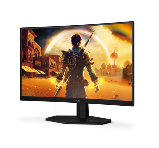 AOC monitor C24G42E, 23.8" FHD, IPS, 180Hz, 1ms, zakrivljeni, HDR10, 2xHDMI, DP, zvučnici