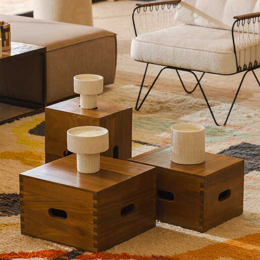 Mirisna svijeća Striée Coupe M, cvijet naranče