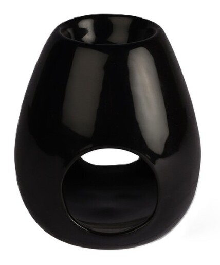 Keramička aroma lampa, crna